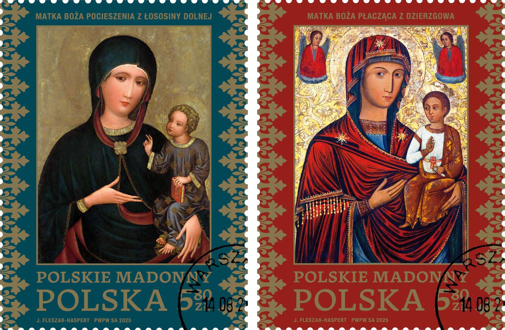 Polish Madonnas – a series of postage stamps issued by Poczta Polska